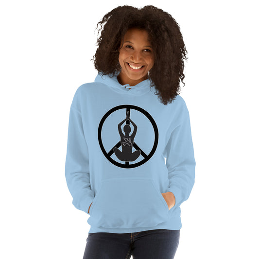 Yoga Peace Sign Unisex Hoodie