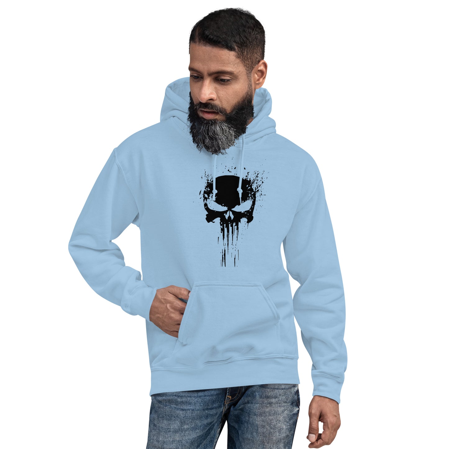 Punisher Paint Splatter Unisex Hoodie