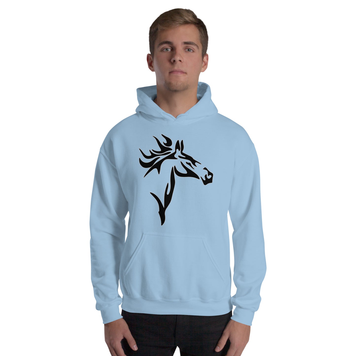 Horse with the Flaming Mane Unisex Hoodie