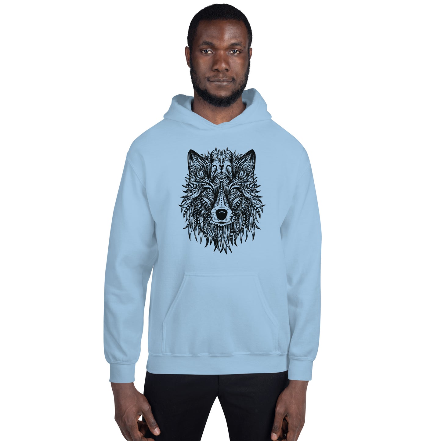 Wolf Mandala Unisex Hoodie