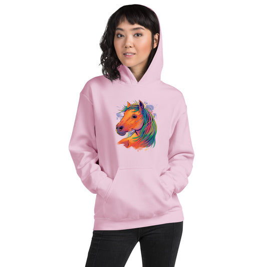 Horse Rainbow Unisex Hoodie