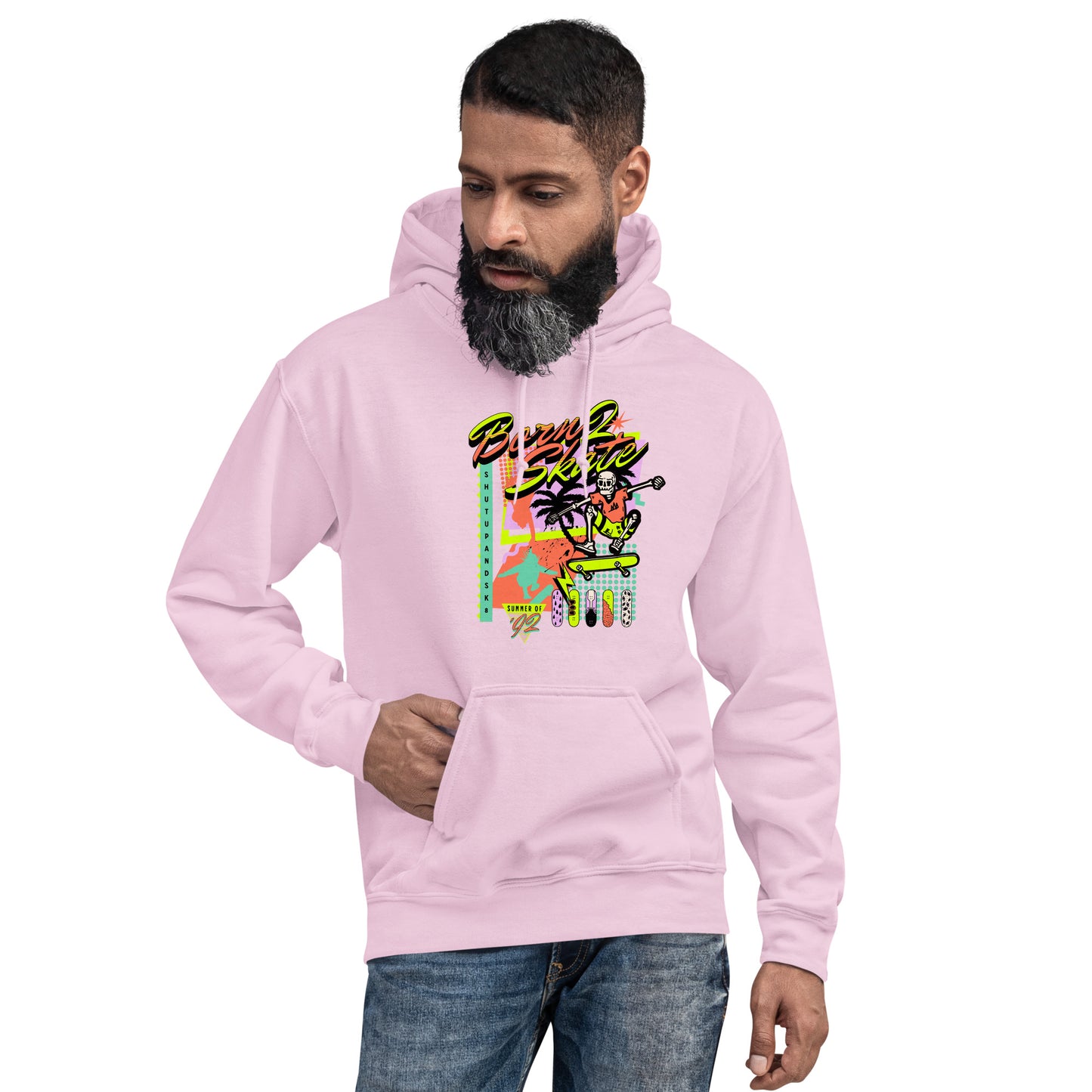 Born 2 Skate Unisex Hoodie