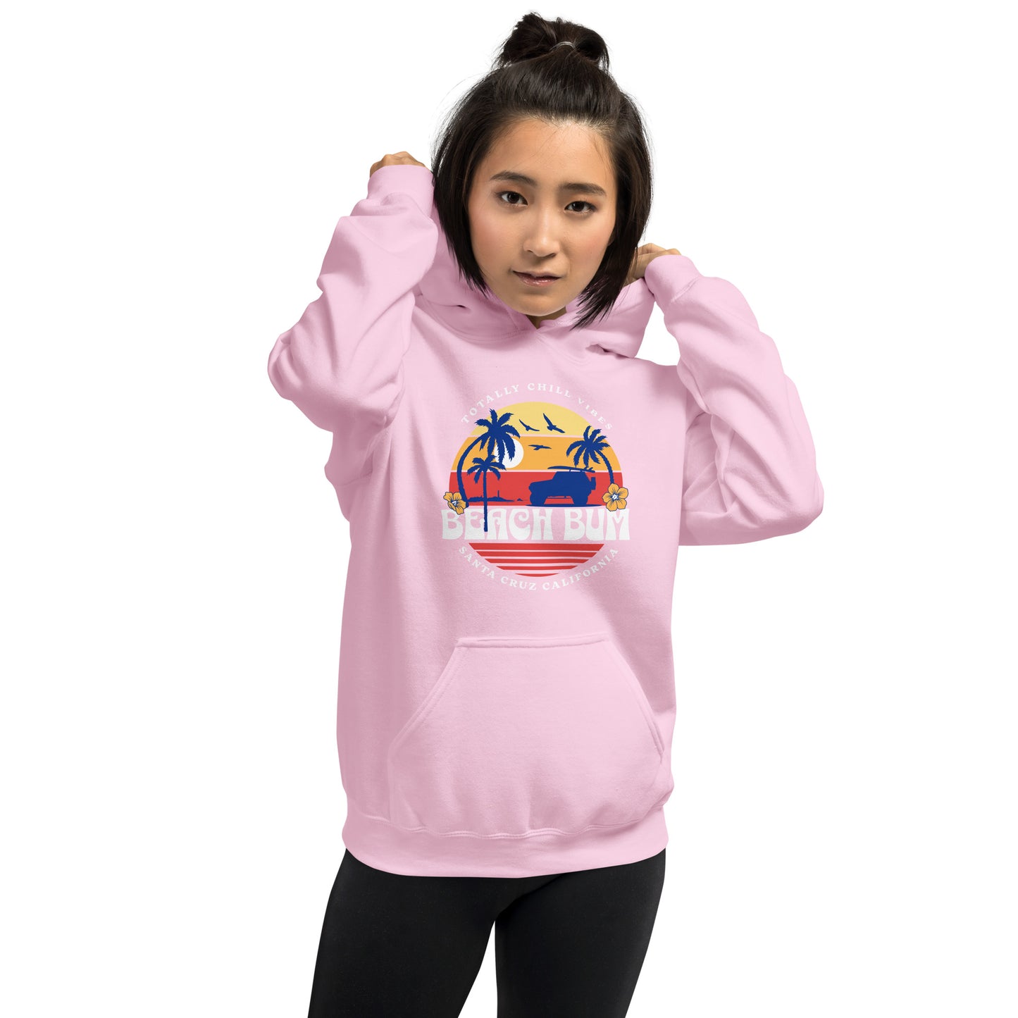 Beach Bum Santa Cruz Unisex Hoodie