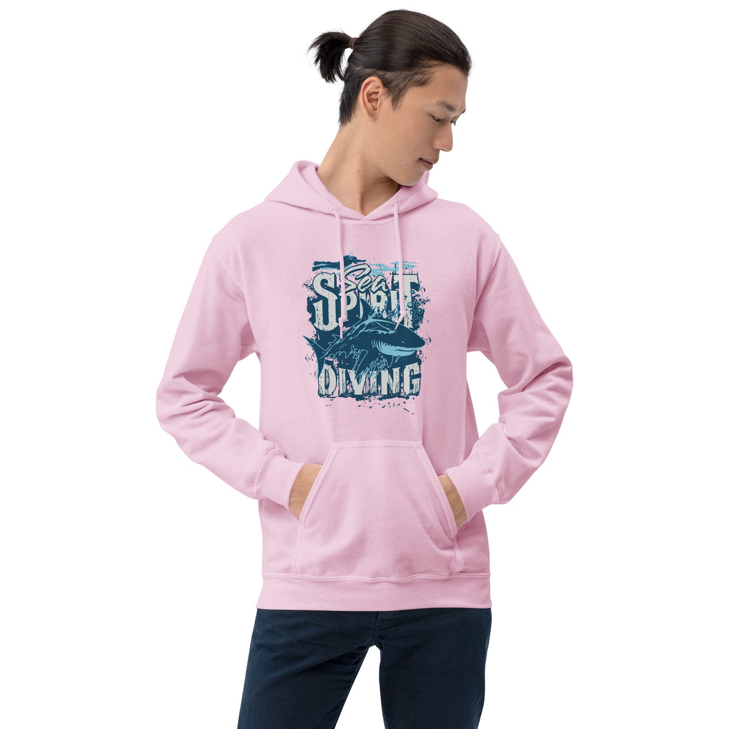 Scuba Shark Sea Spirit Diving Unisex Hoodie