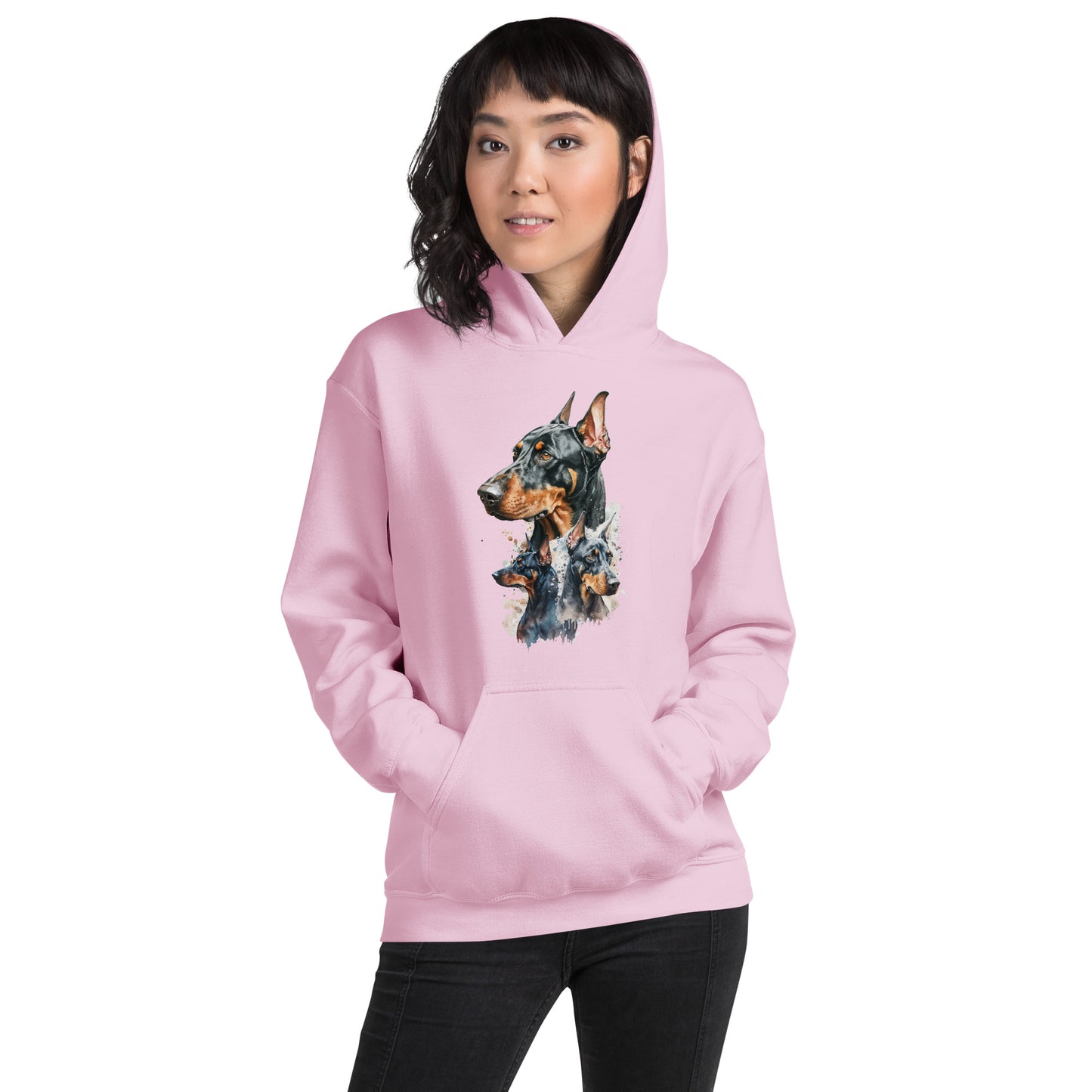 Doberman Pincers Unisex Hoodie