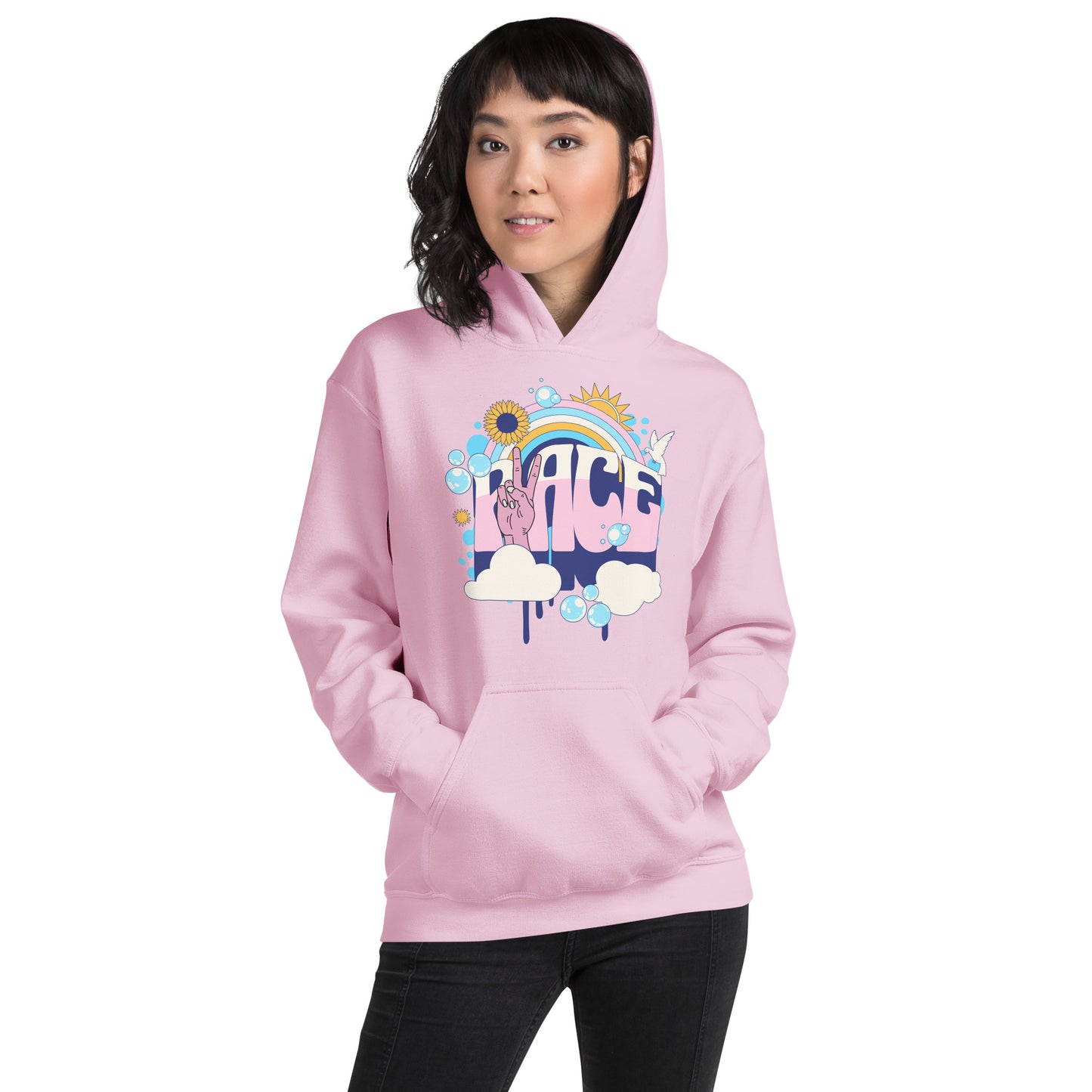 Peace Rainbow Unisex Hoodie