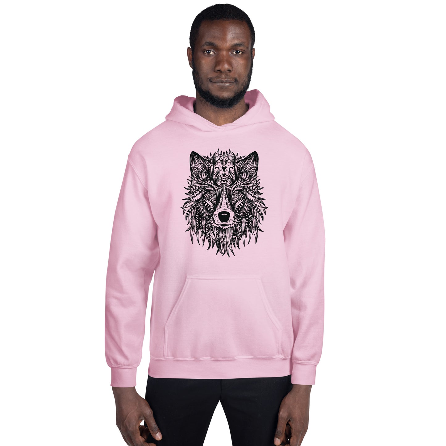 Wolf Mandala Unisex Hoodie