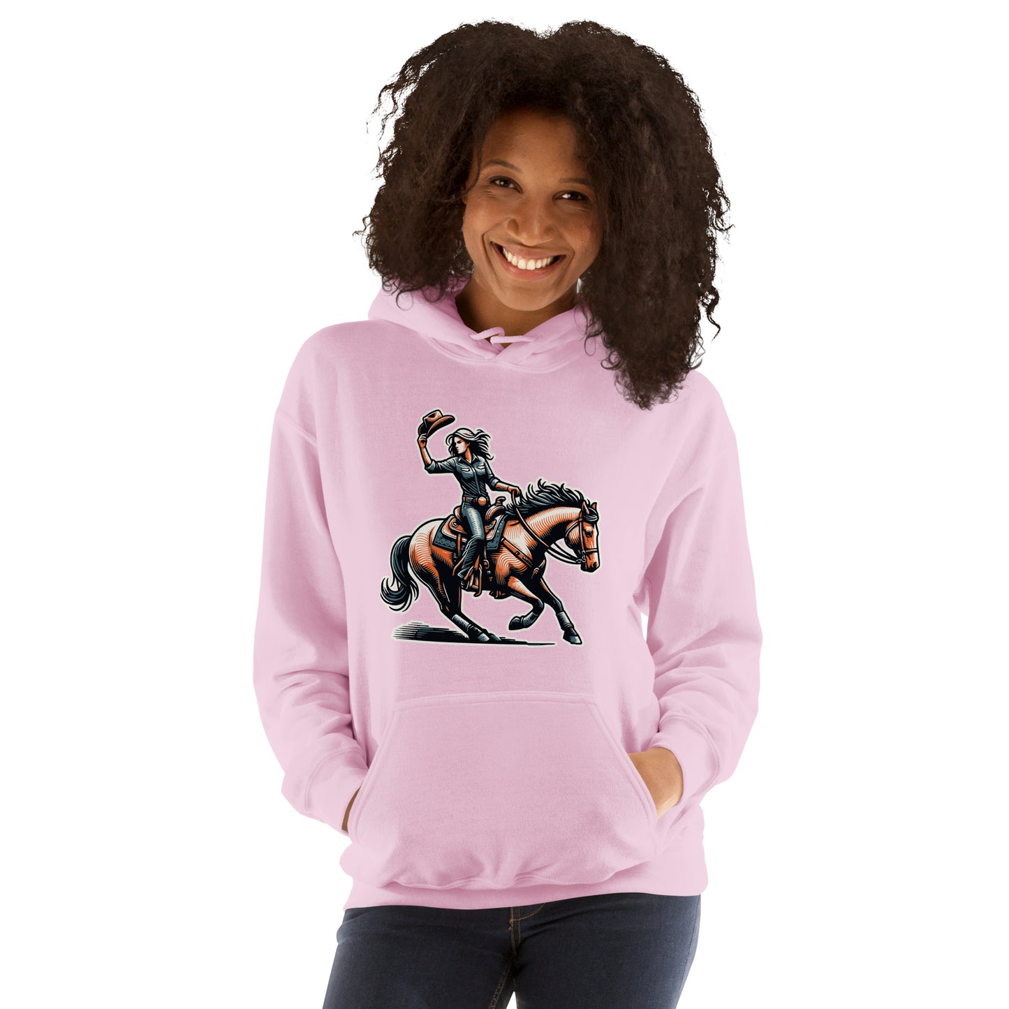 Cowgirl Yeehaw! Unisex Hoodie