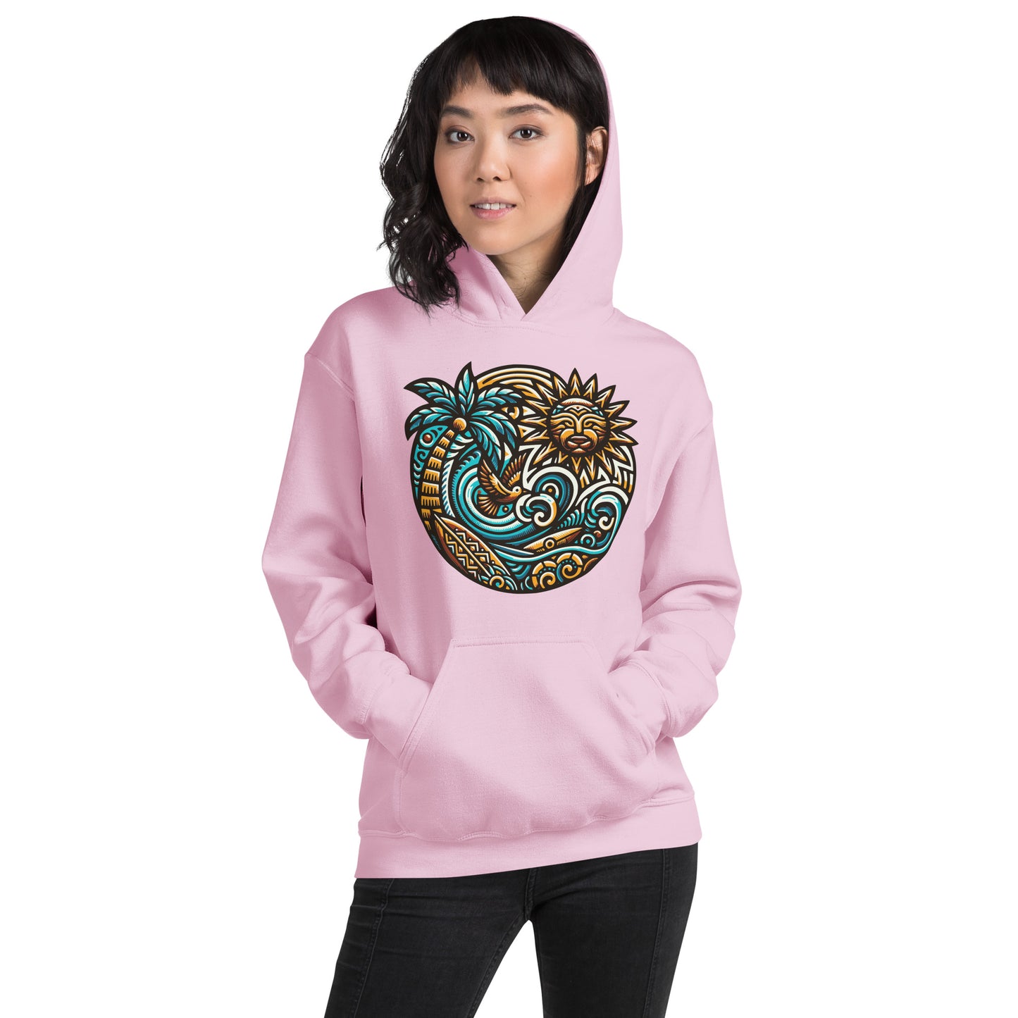 Tiki Beach Vibes Unisex Hoodie