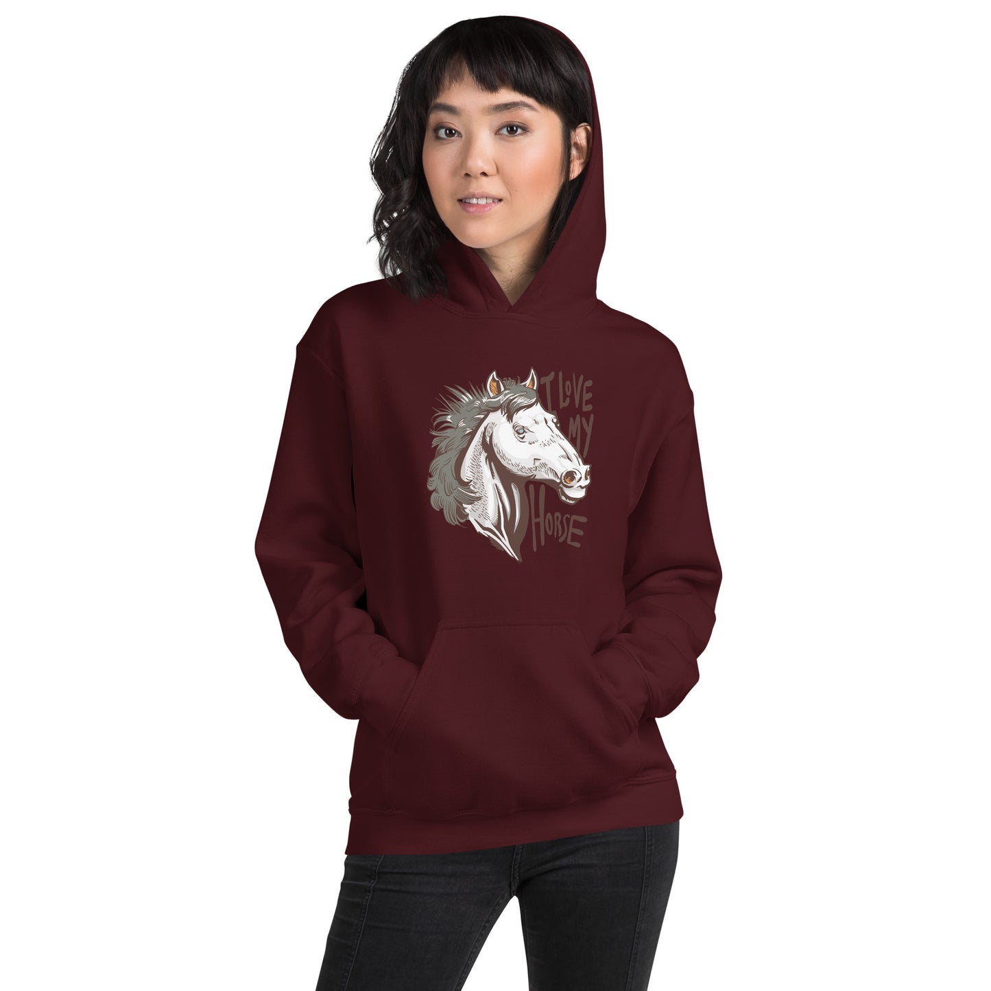 I Love My Horse Unisex Hoodie