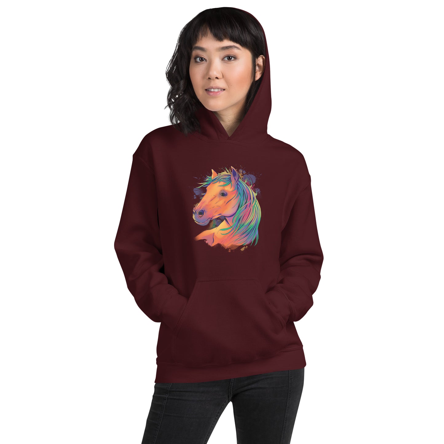 Horse Rainbow Unisex Hoodie