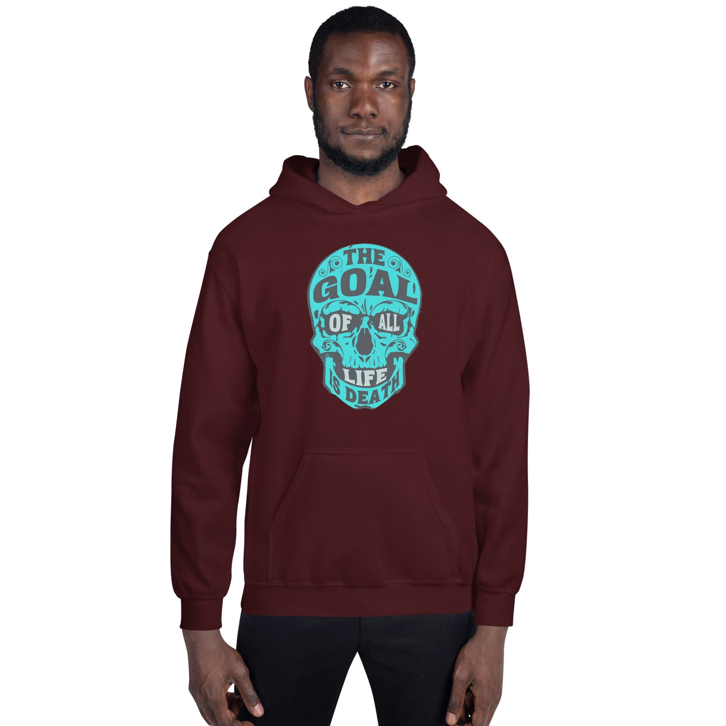 Skull of Death Azul Unisex Hoodie