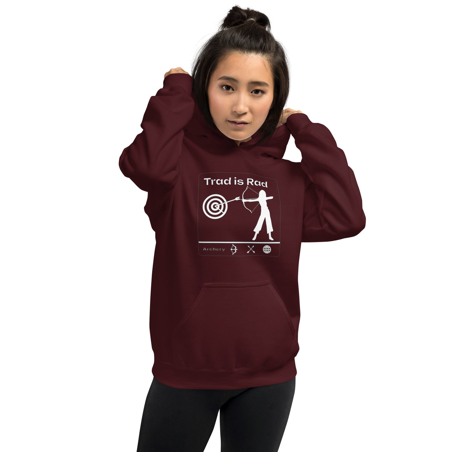 Trad is Rad Archery Unisex Hoodie