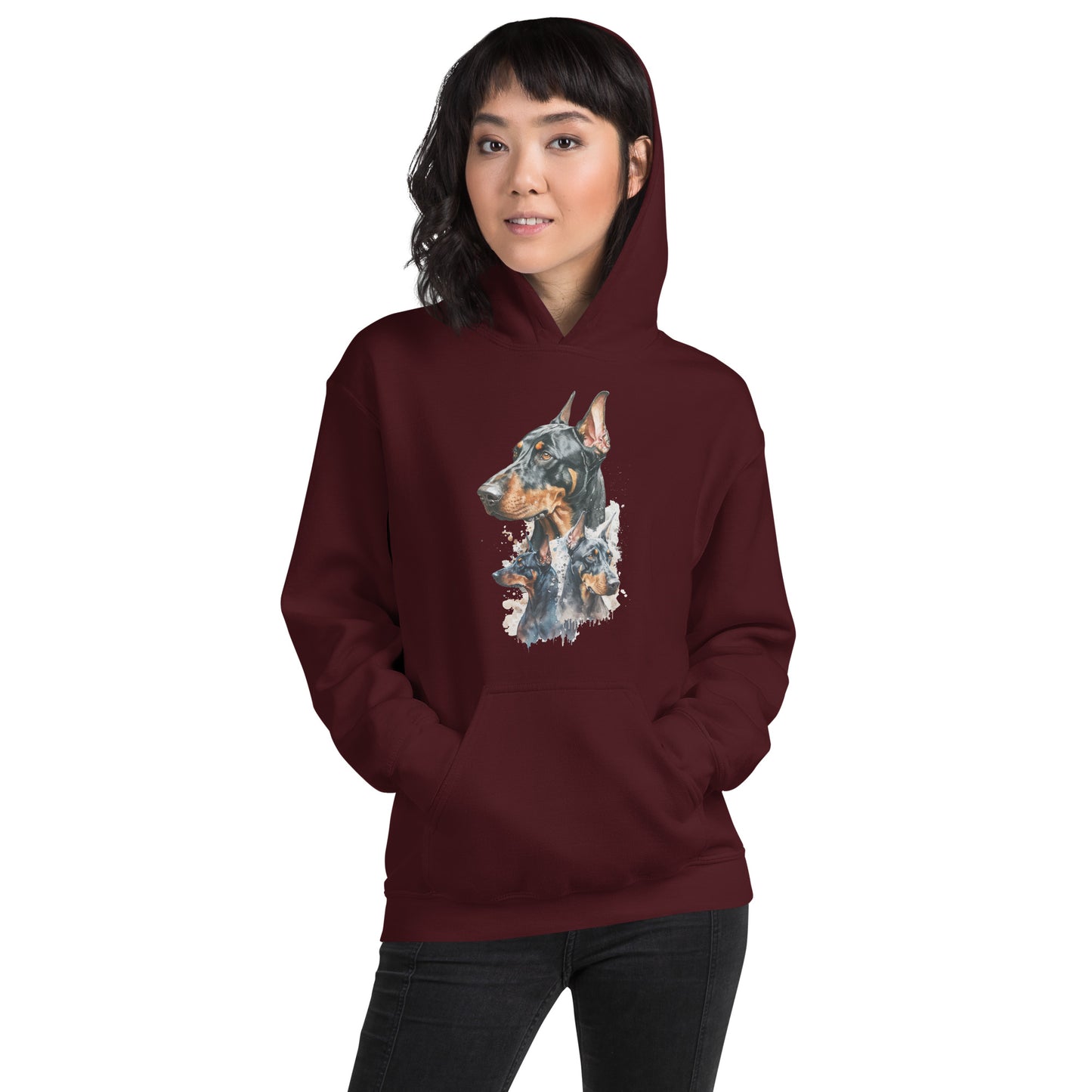 Doberman Pincers Unisex Hoodie