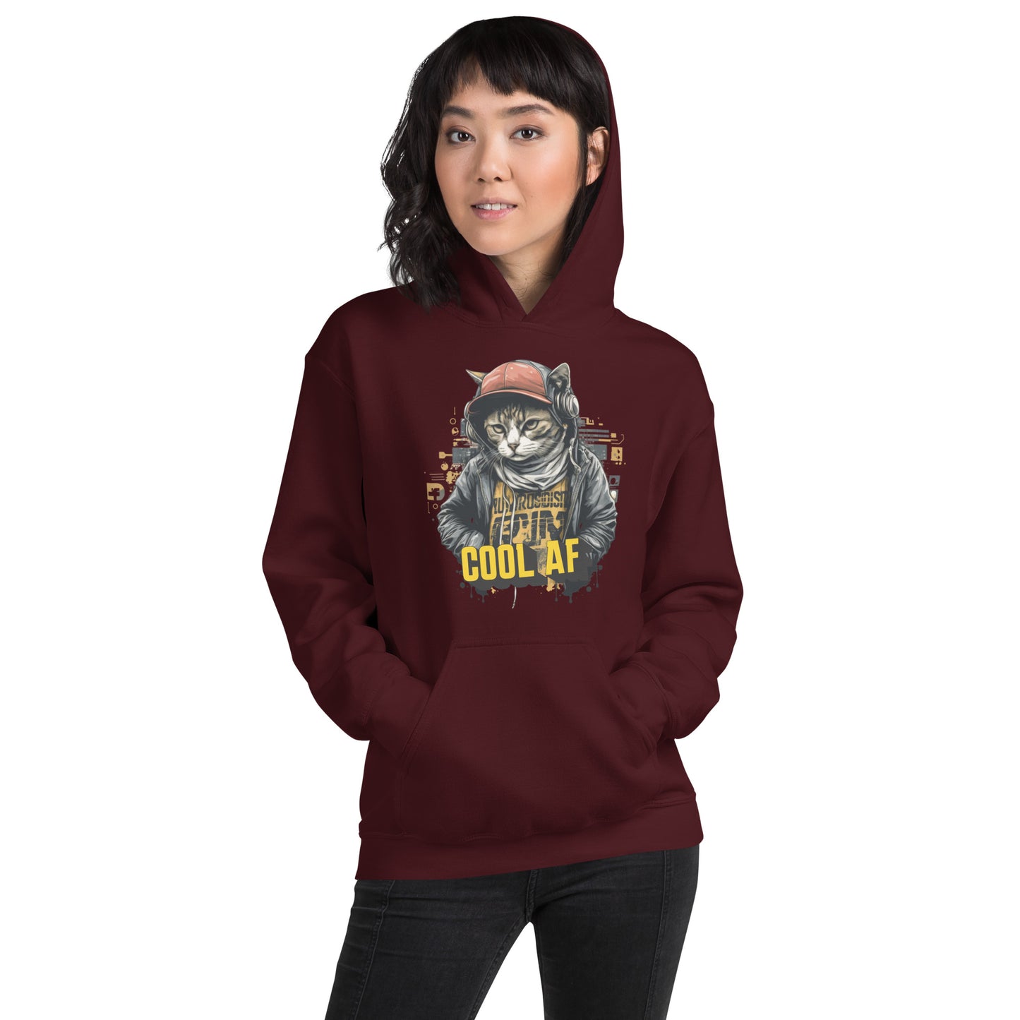 Cool AF Cat Unisex Hoodie