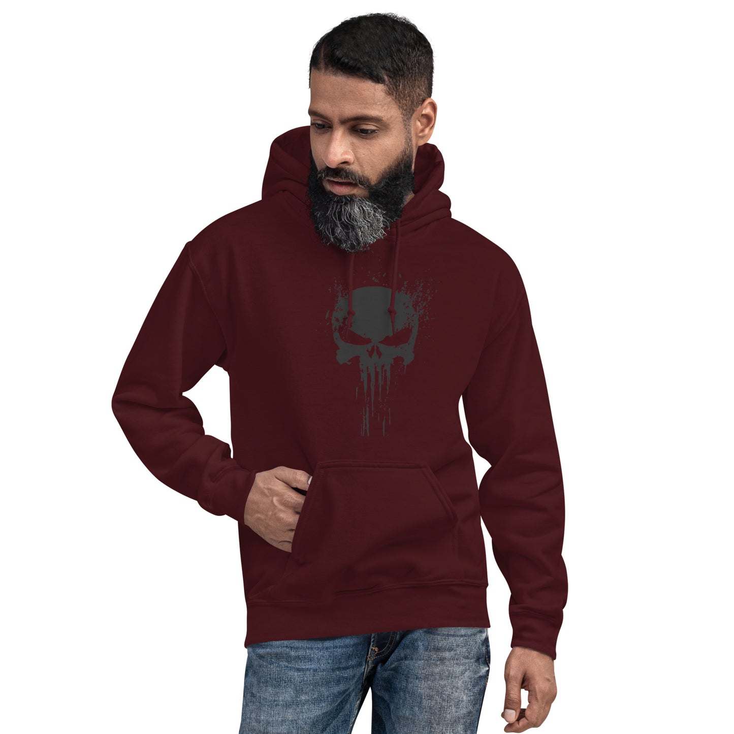 Punisher Paint Splatter Unisex Hoodie