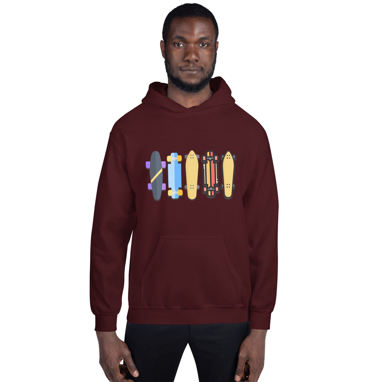 Skateboard Decks Unisex Hoodie