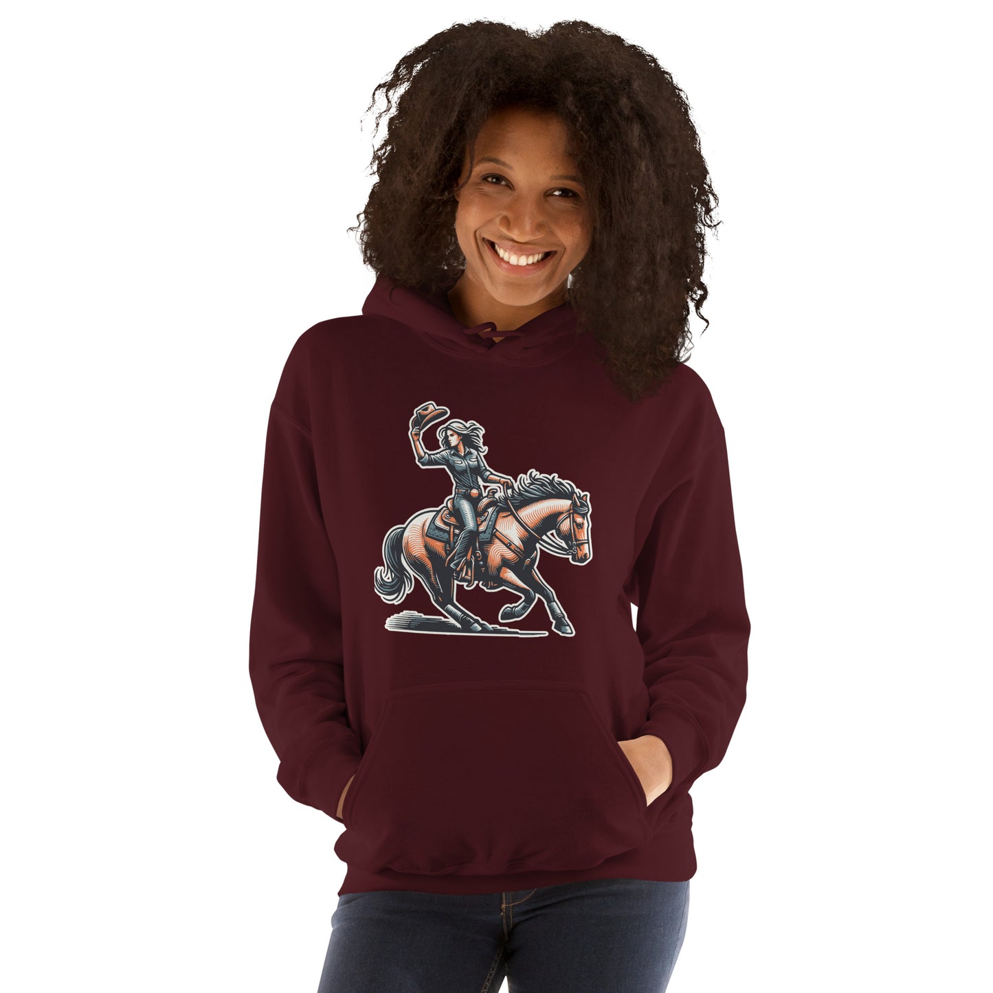 Cowgirl Yeehaw! Unisex Hoodie