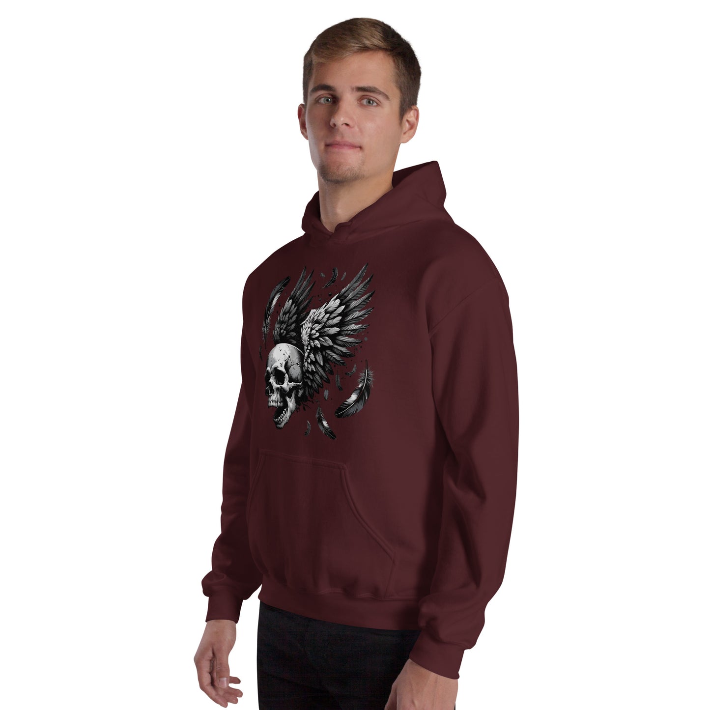 Flying Skull Unisex Hoodie