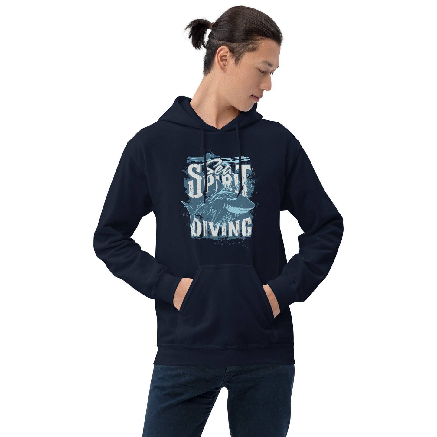 Scuba Shark Sea Spirit Diving Unisex Hoodie