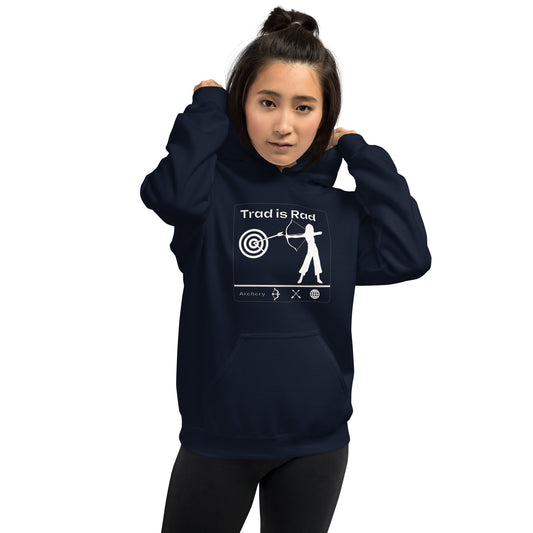 Trad is Rad Archery Unisex Hoodie