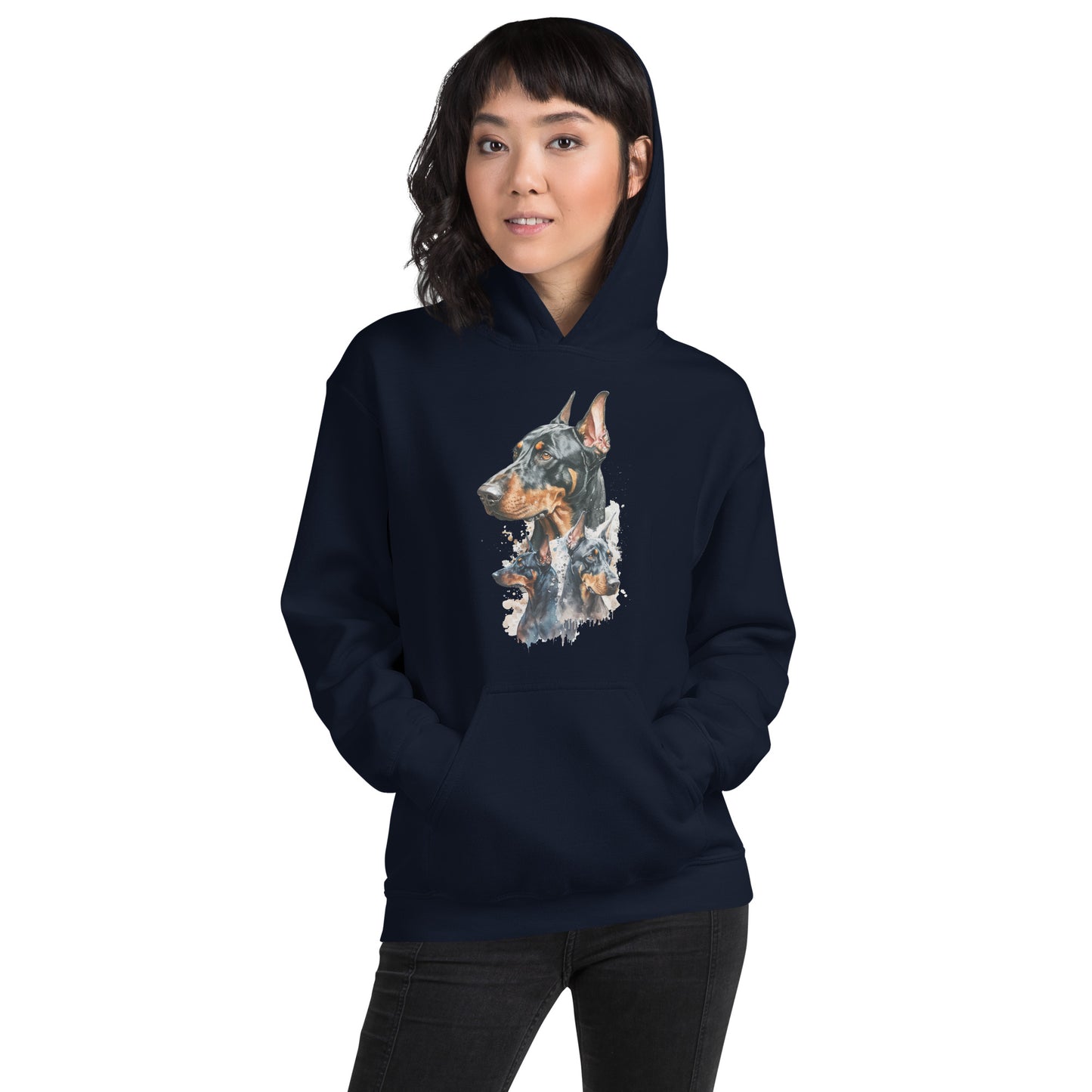 Doberman Pincers Unisex Hoodie