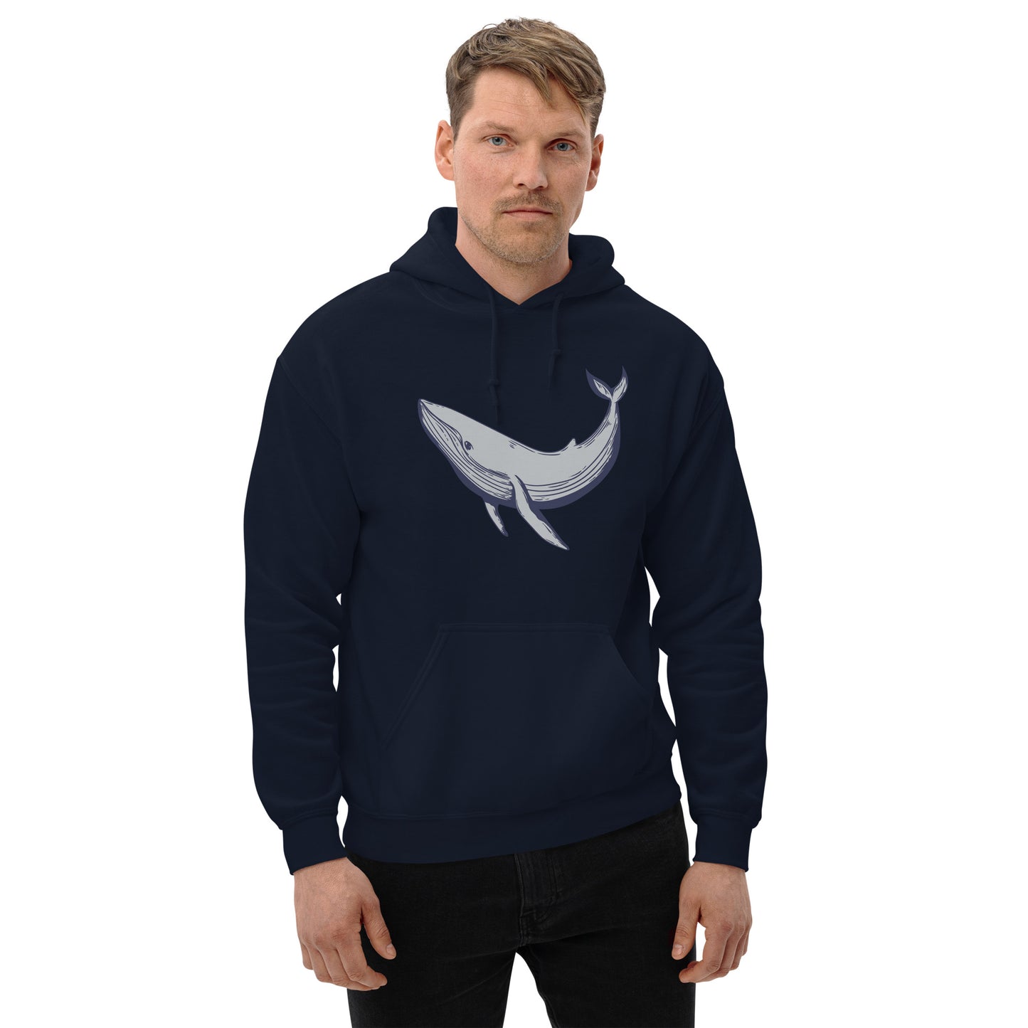 Grey Whale Unisex Hoodie