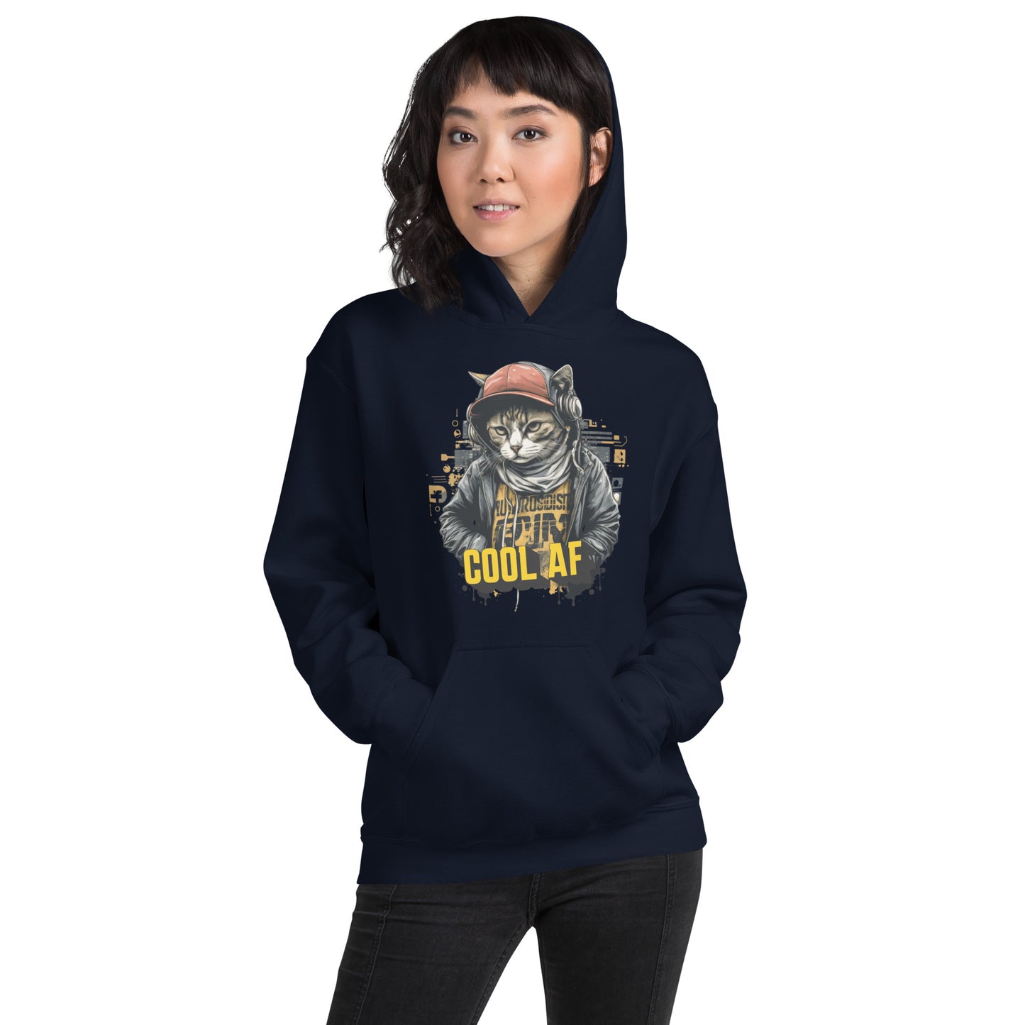 Cool AF Cat Unisex Hoodie