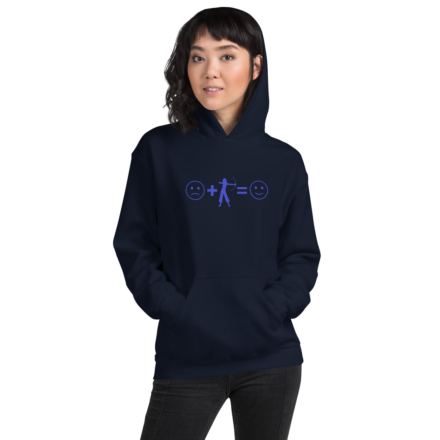 Archery Equals Happiness Unisex Hoodie