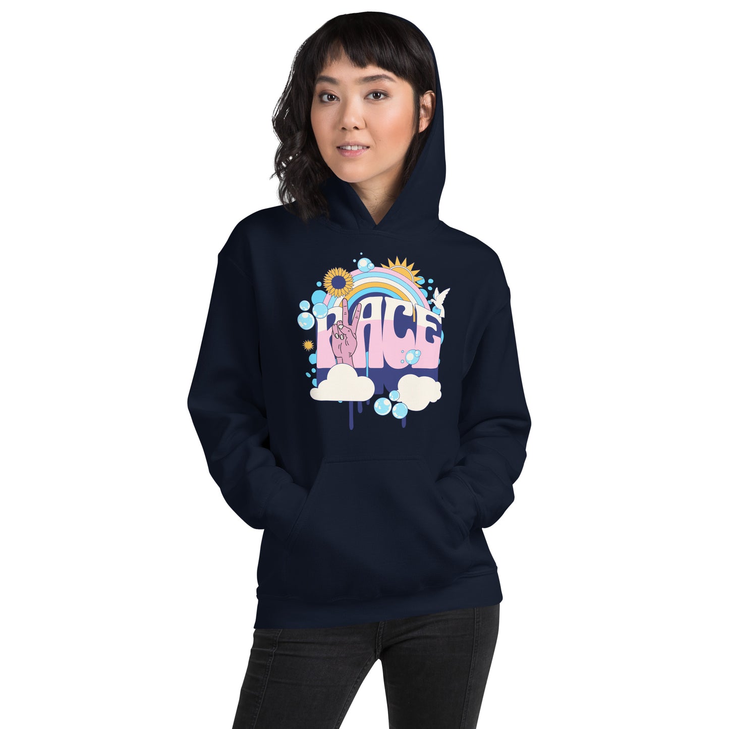 Peace Rainbow Unisex Hoodie