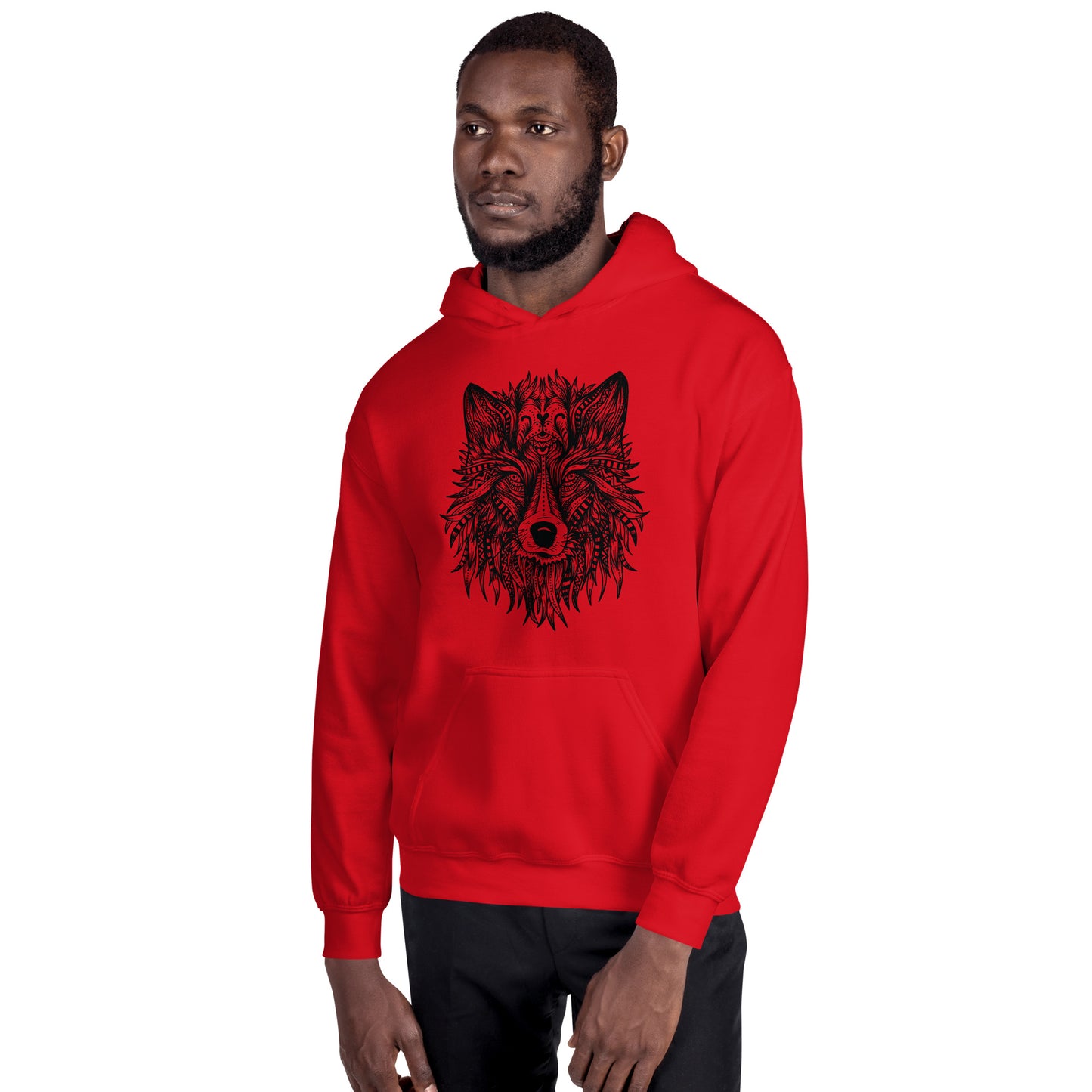 Wolf Mandala Unisex Hoodie