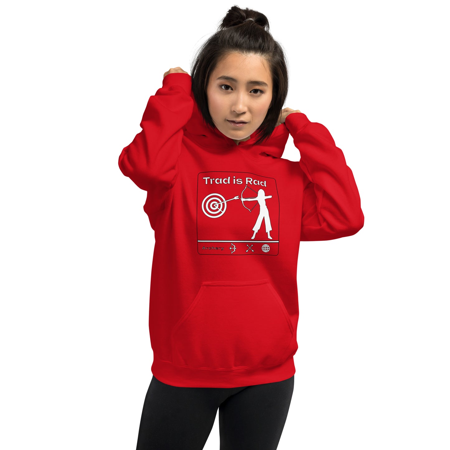 Trad is Rad Archery Unisex Hoodie