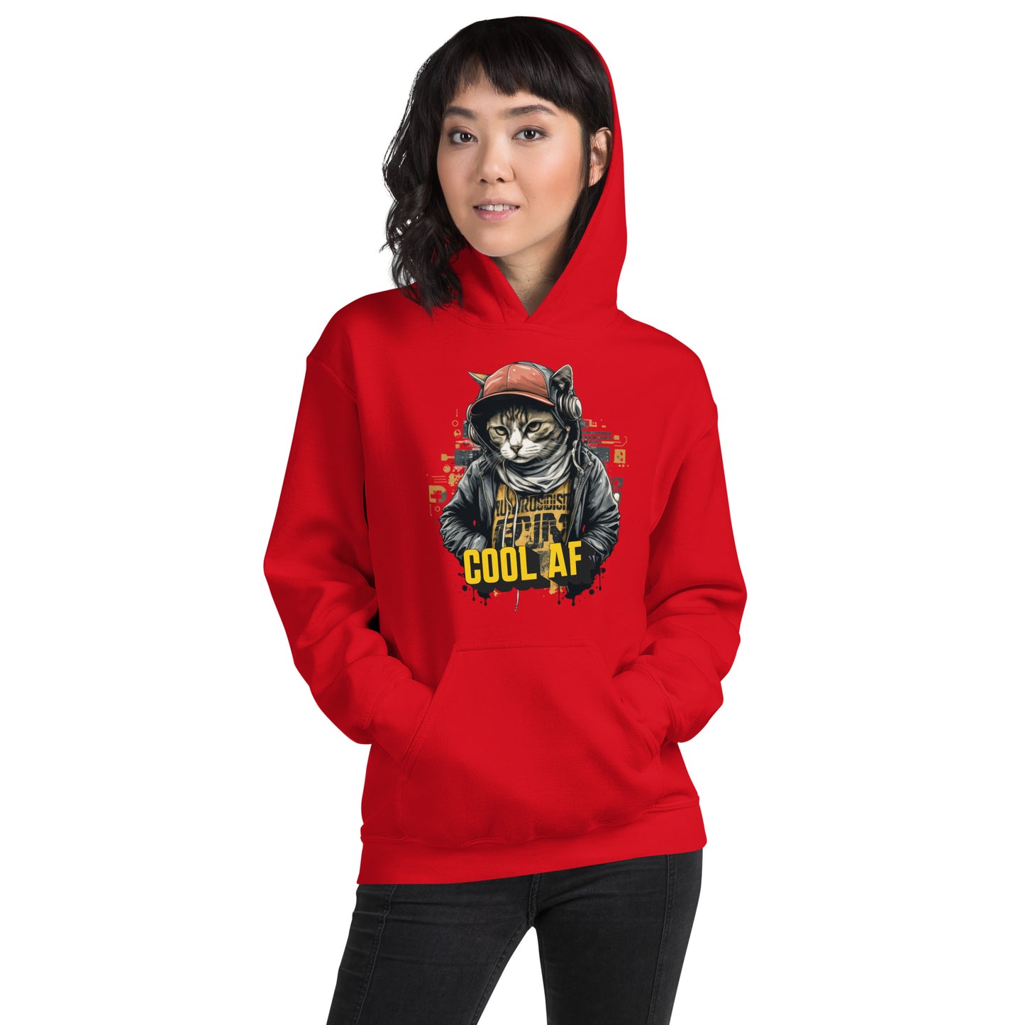 Cool AF Cat Unisex Hoodie