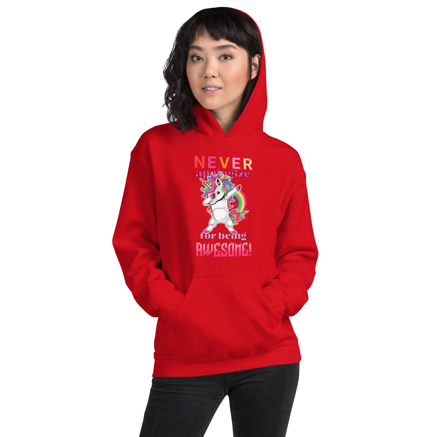 Unicorn Never Apologize Unisex Hoodie