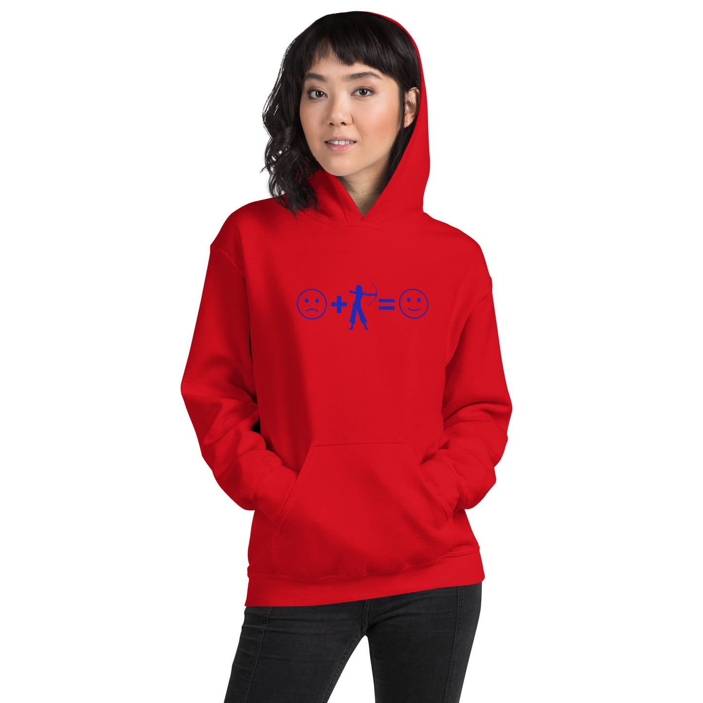 Archery Equals Happiness Unisex Hoodie