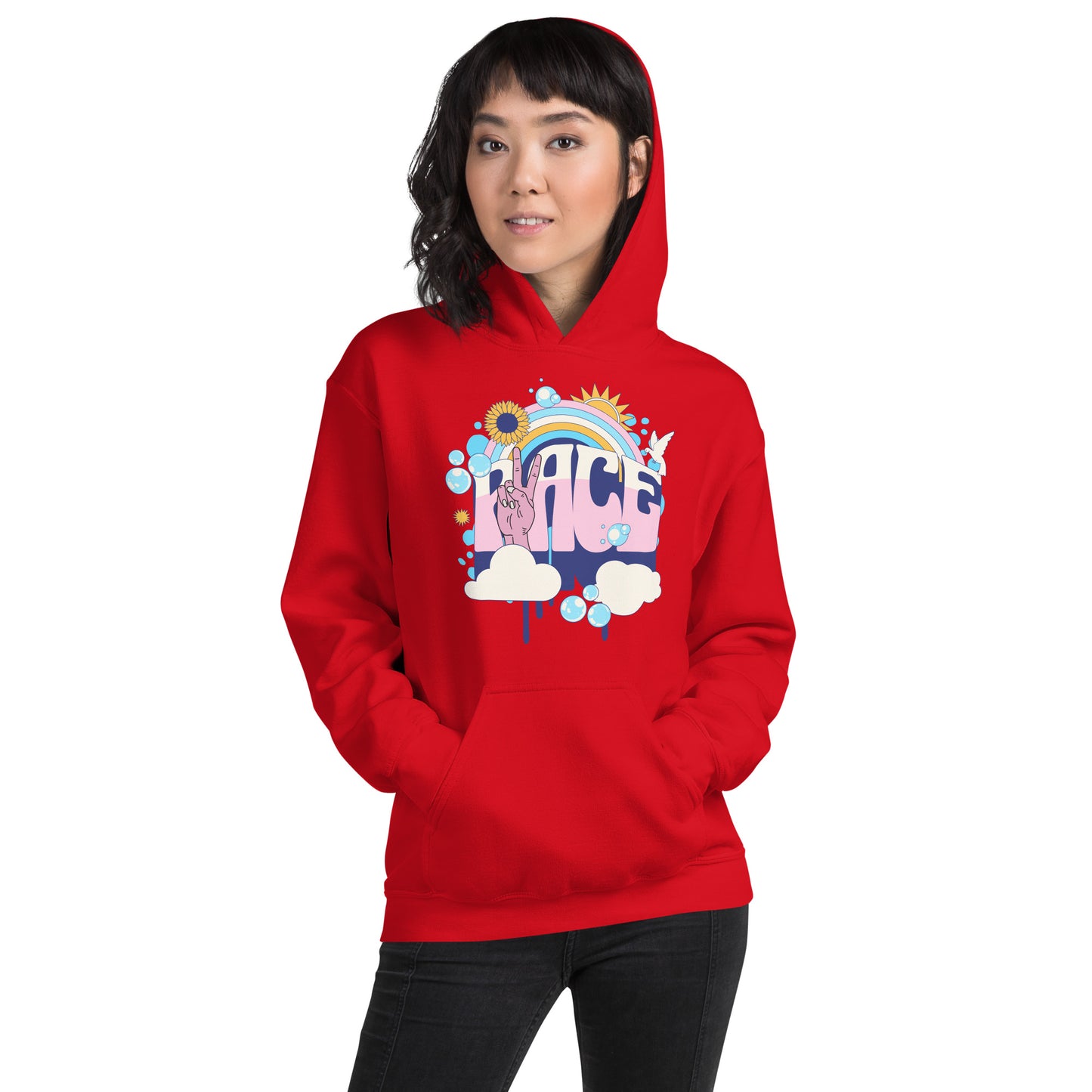 Peace Rainbow Unisex Hoodie