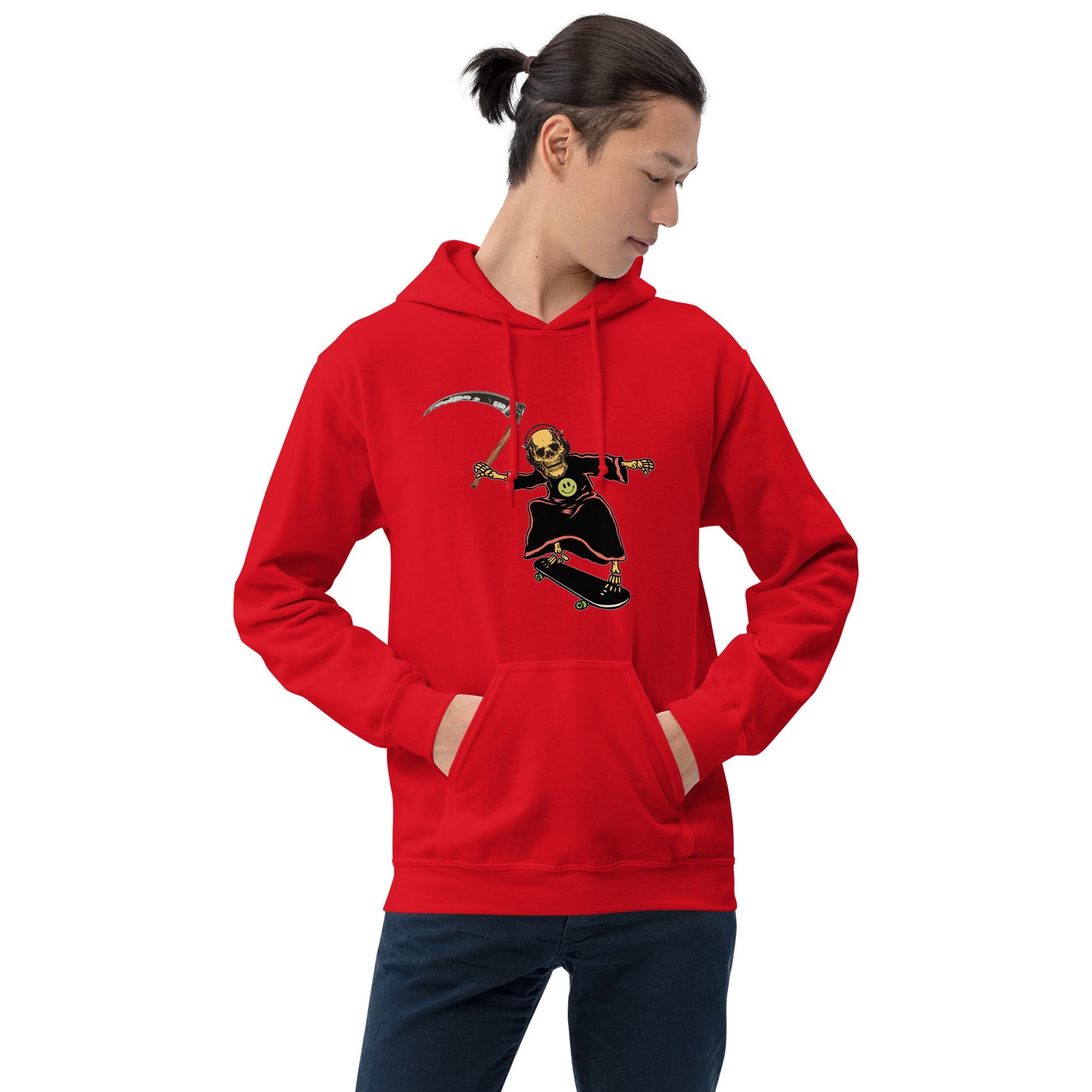 Skateboarding Reaper Unisex Hoodie