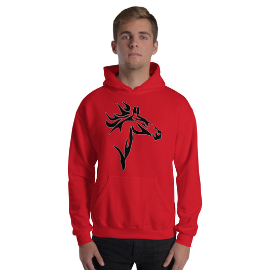 Horse with the Flaming Mane Unisex Hoodie
