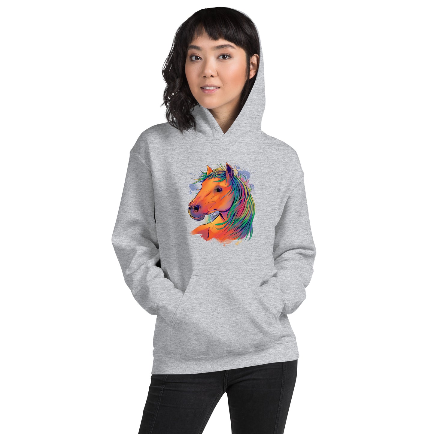 Horse Rainbow Unisex Hoodie