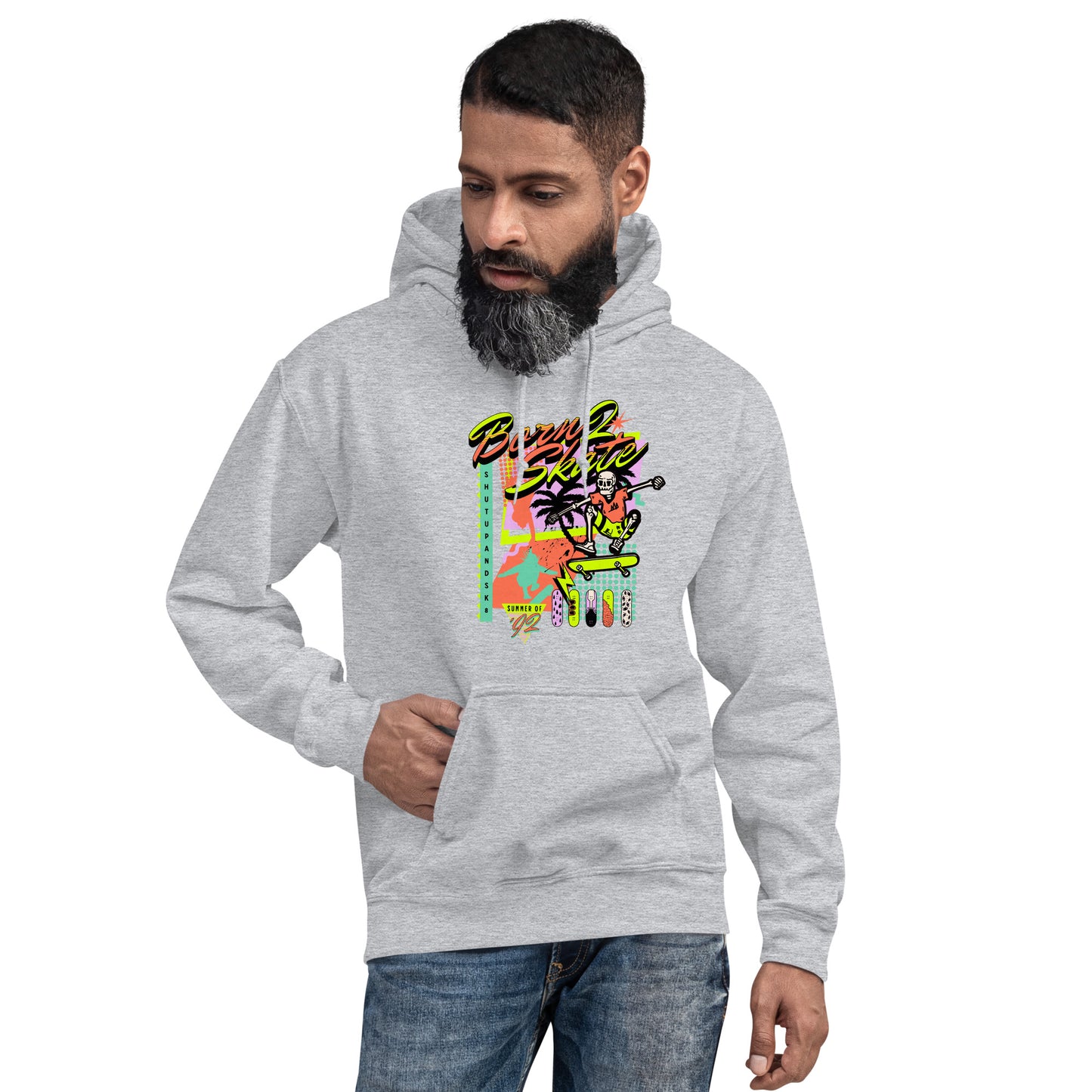 Born 2 Skate Unisex Hoodie