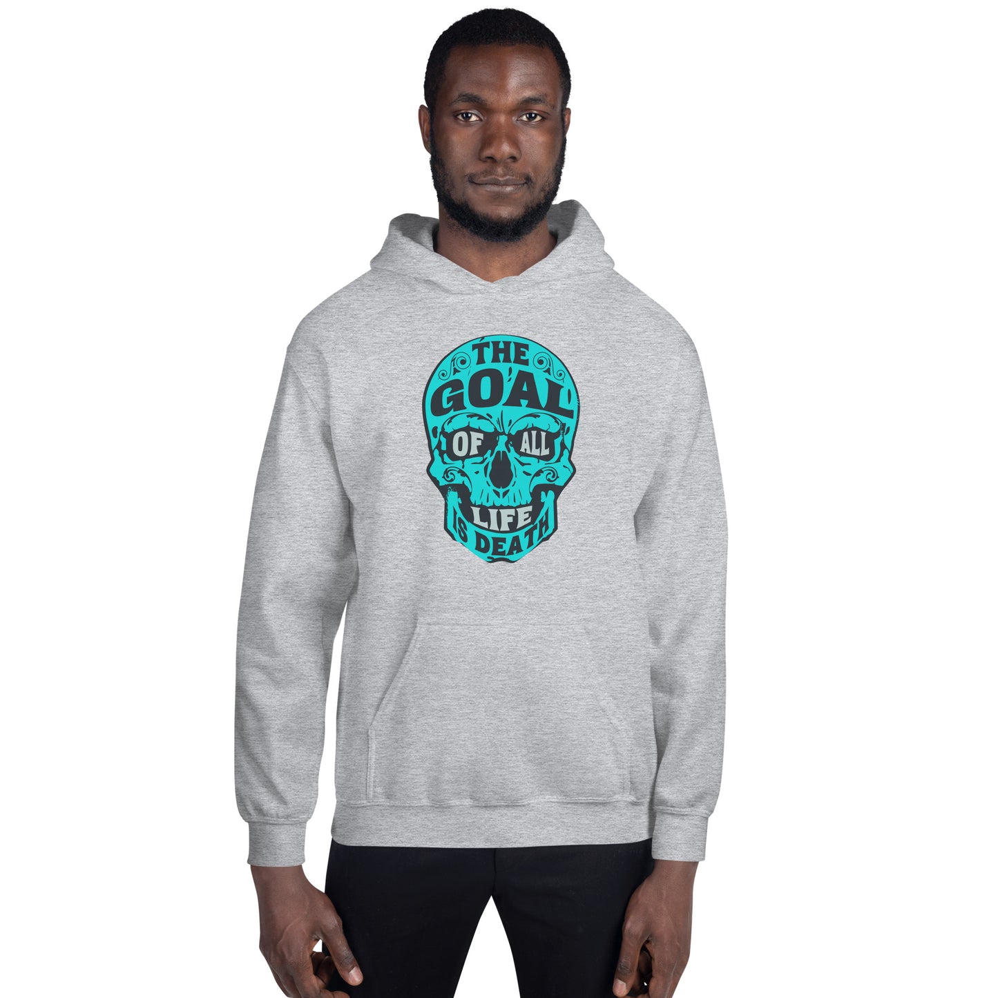 Skull of Death Azul Unisex Hoodie