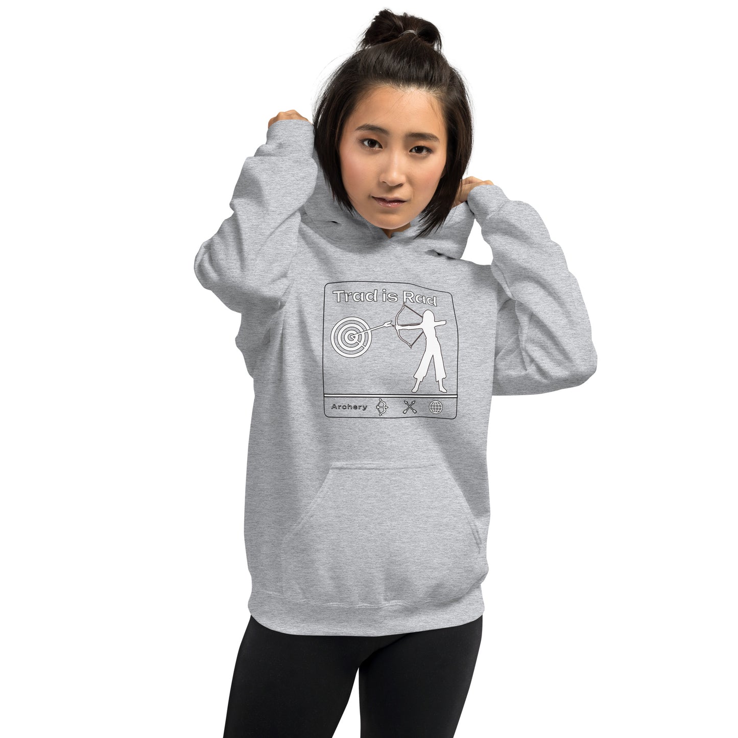 Trad is Rad Archery Unisex Hoodie