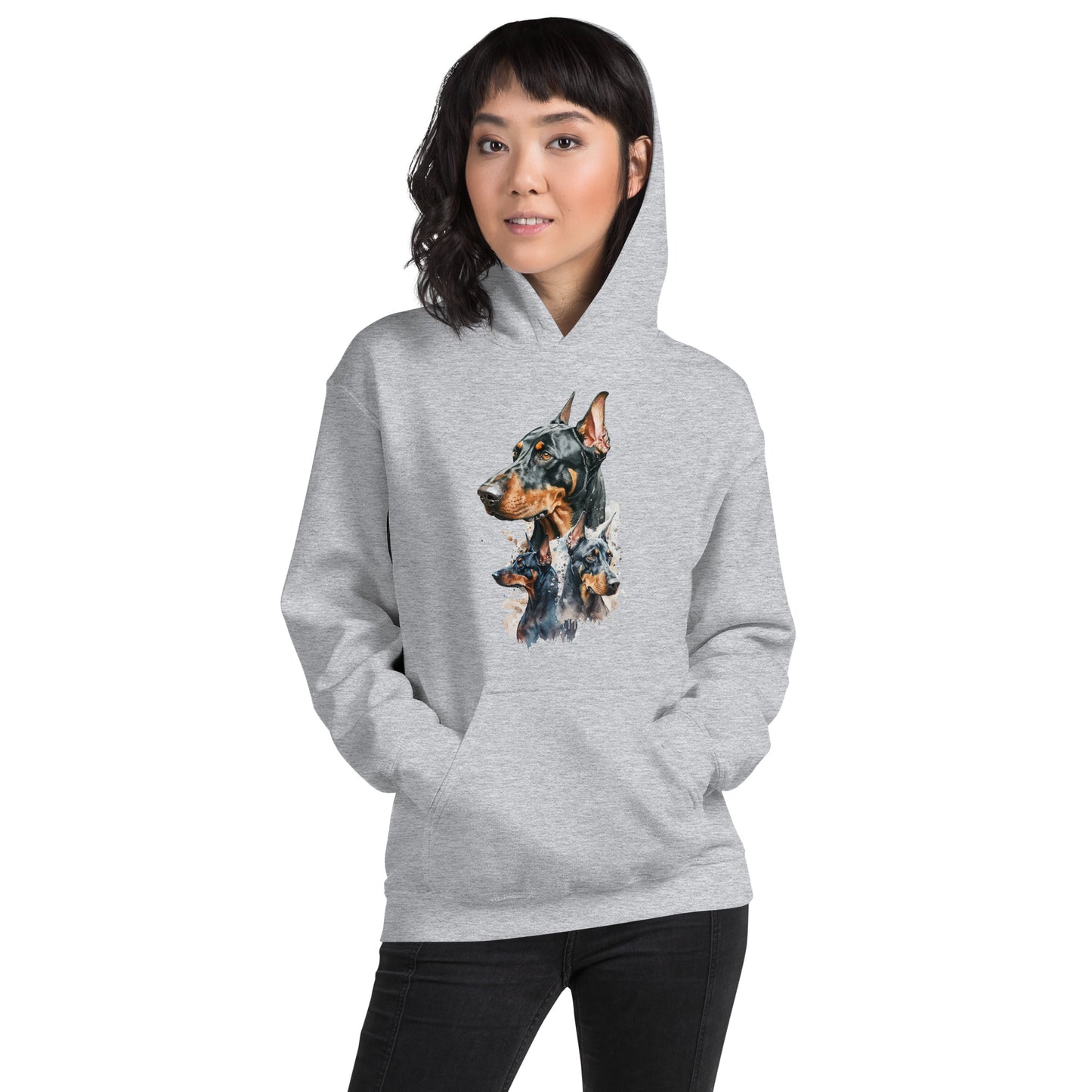 Doberman Pincers Unisex Hoodie