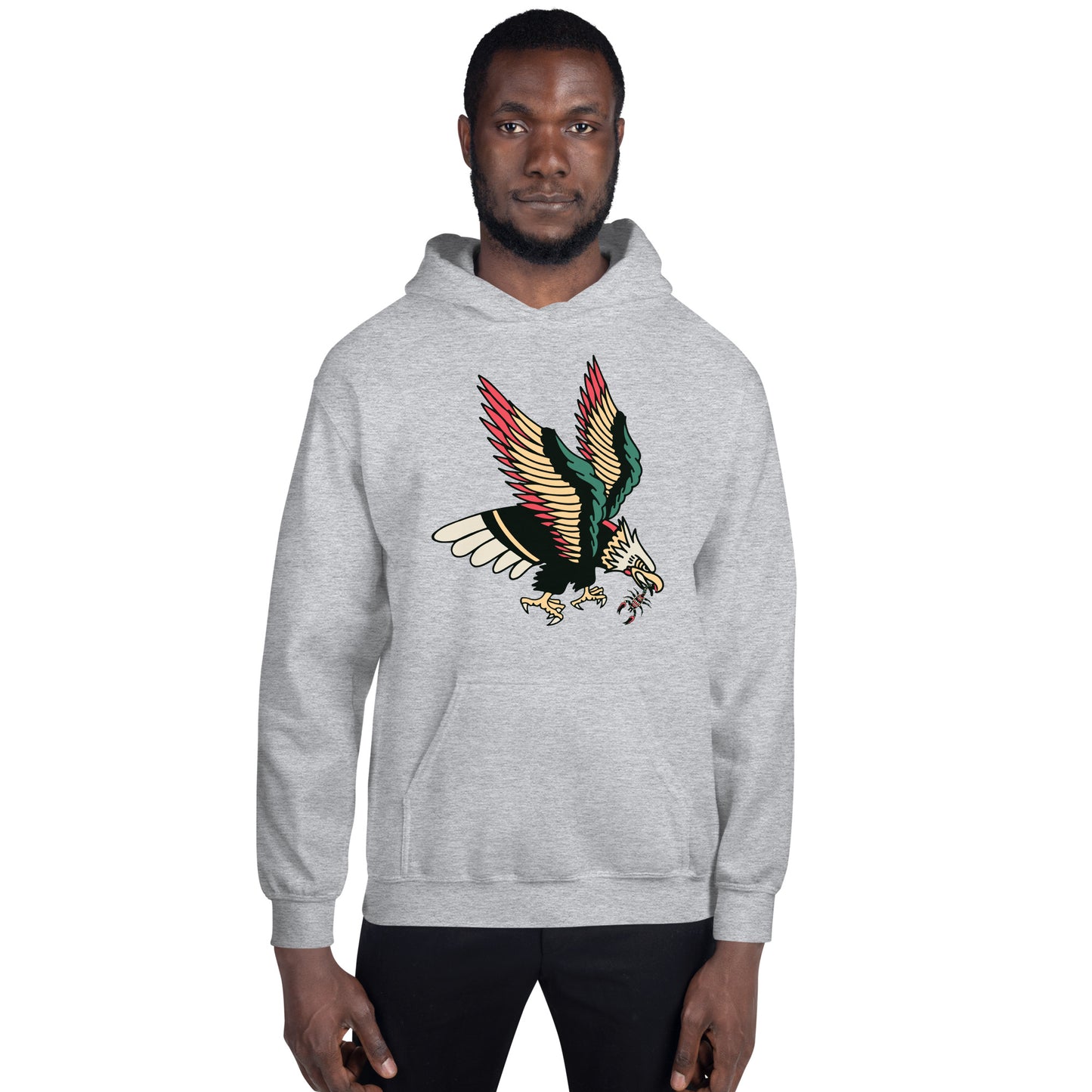 Eagle Con Escorpión Unisex Hoodie