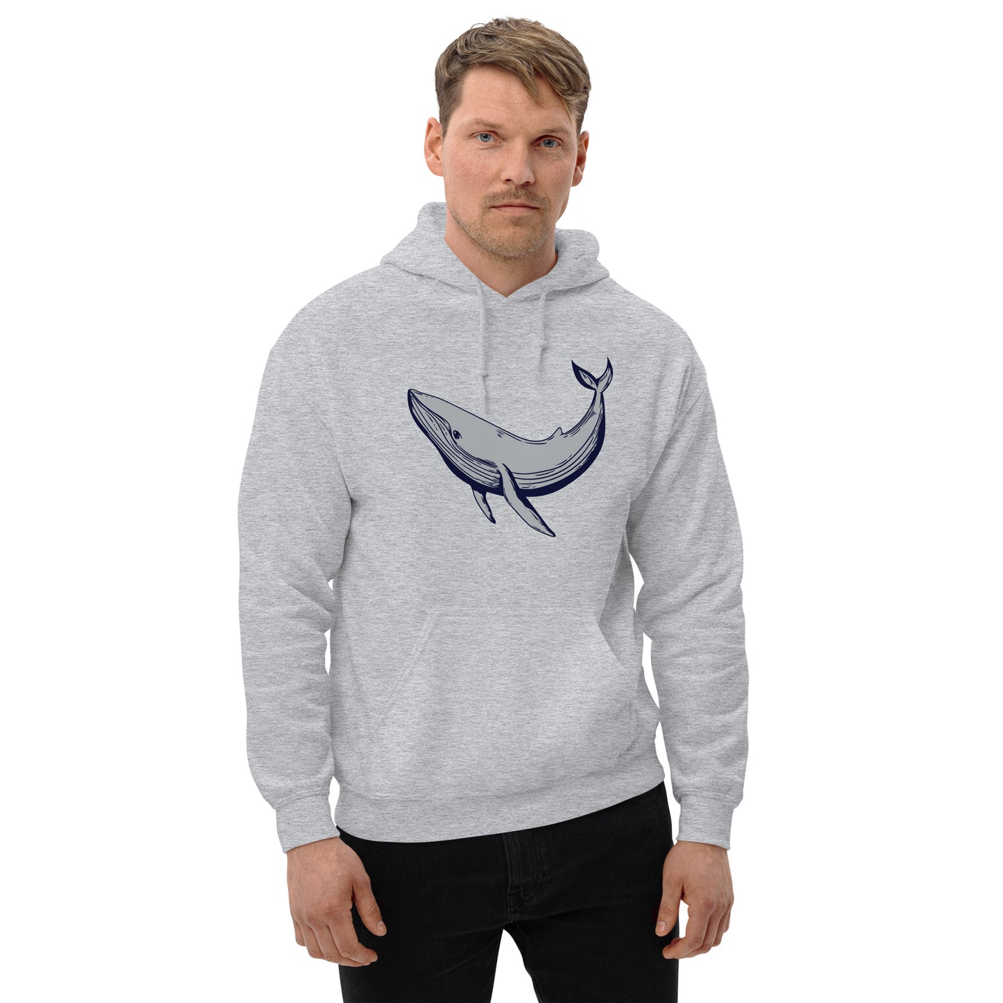 Grey Whale Unisex Hoodie