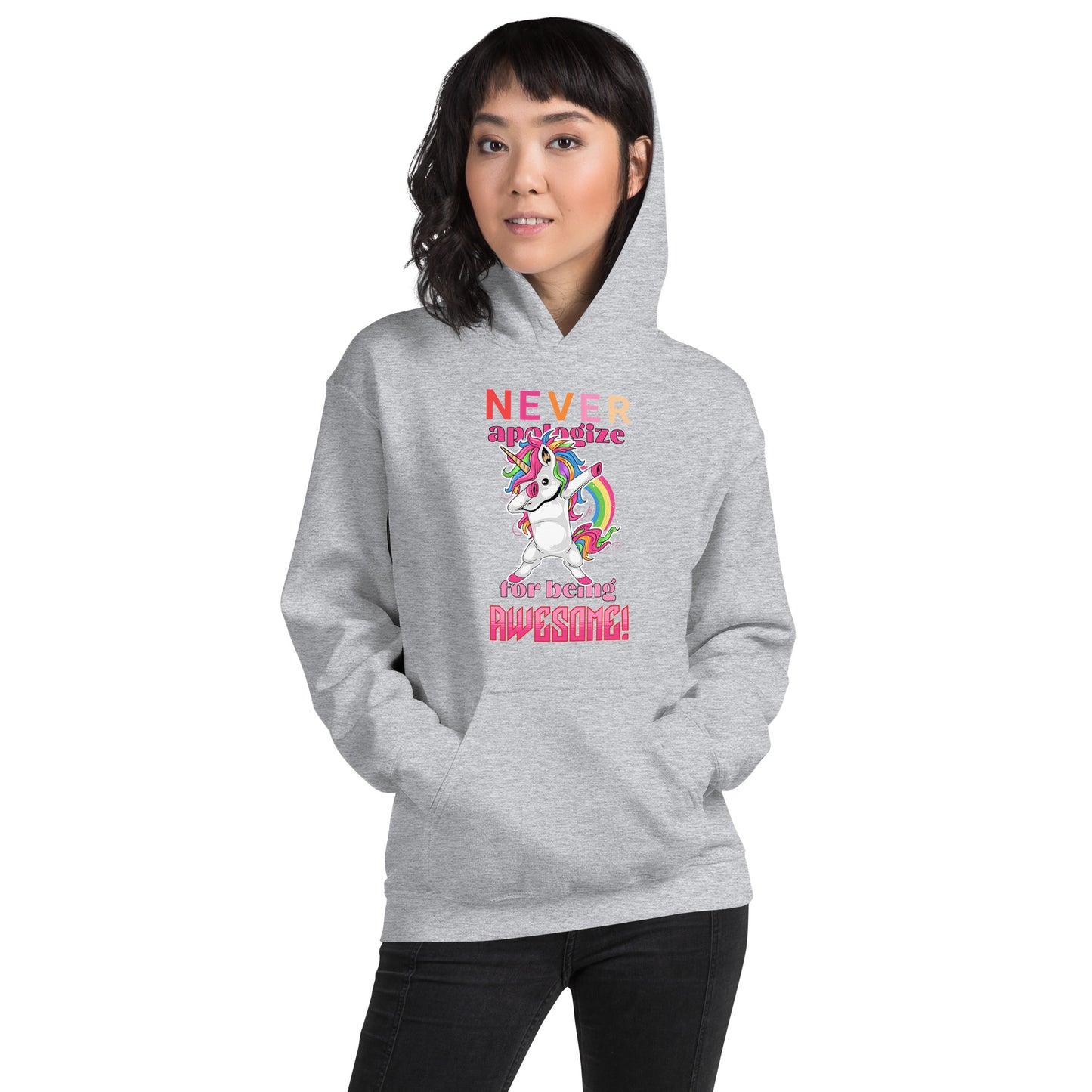 Unicorn Never Apologize Unisex Hoodie