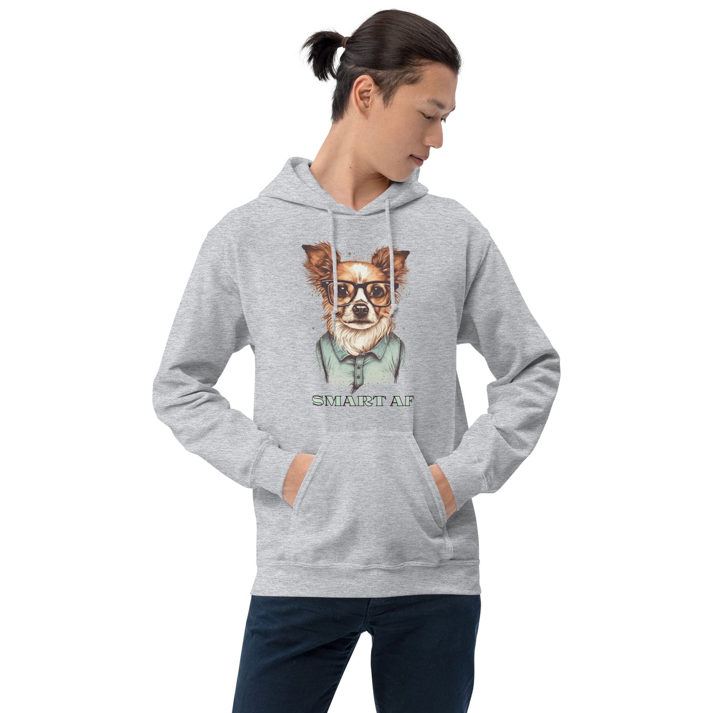 Smart AF Dog Unisex Hoodie