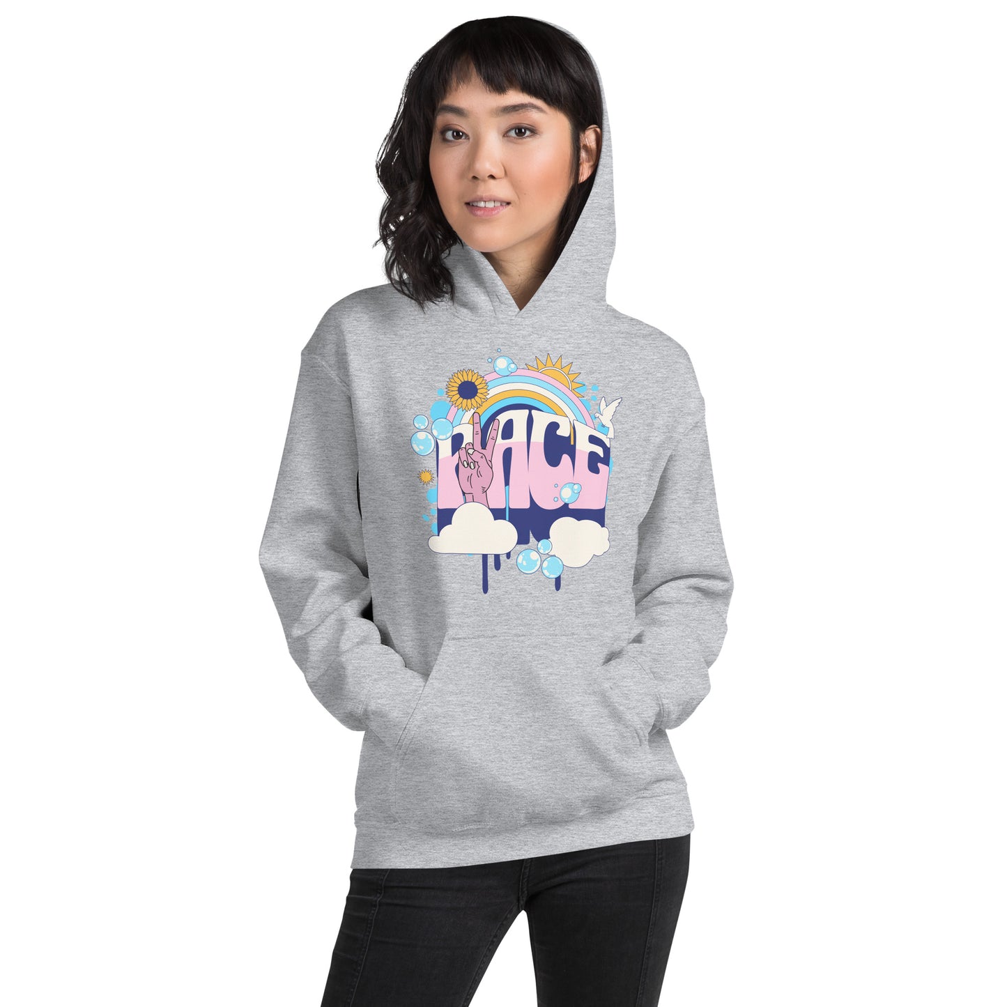 Peace Rainbow Unisex Hoodie