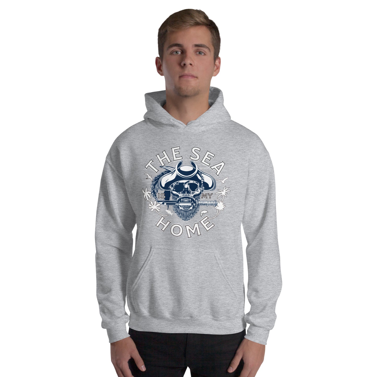 The Sea is My Home Pirate Unisex Hoodie