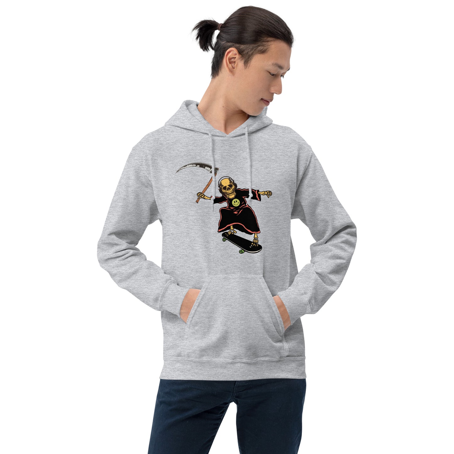 Skateboarding Reaper Unisex Hoodie